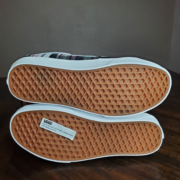 Vans Sk8-Hi Floral Plaid Patchwork Women Size 10, Men Size 8.5 - Picture 8 of 11